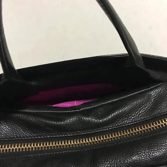 Botkier Black leather satchel handbag - Picture 7 of 8